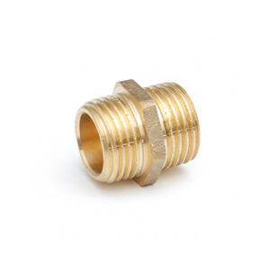 Dupli nipli mesingani fiting za spajanje cevi različitih prečnika u sistemima grejanja, hlađenja i vodovoda