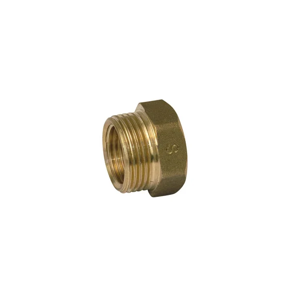 Redukcija MS SN-UN mesingani fiting za spajanje cevi različitih prečnika u sistemima grejanja, hlađenja i vodovoda