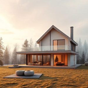 Optimalno zagrejana kuća tokom zime sa prijatnim i ravnomernim grejanjem