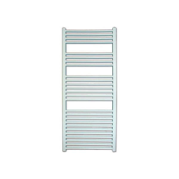 Beli zidni radijator sa horizontalnim šipkama