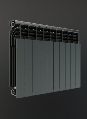 Crni aluminijumski radijator Global VOX
