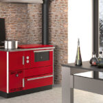 Alfa Term 35‑153 kotao-šporet na čvrsto gorivo sa rernom i grejnom pločom, snage 32 kW za etažno grejanje