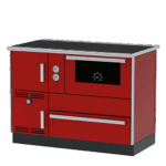 Alfa Term 35‑153 kotao-šporet na čvrsto gorivo sa rernom i grejnom pločom, snage 32 kW za etažno grejanje