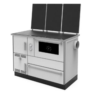 Alfa Term 35 kotao-šporet na čvrsto gorivo sa rernom i grejnom pločom, snage 32 kW za etažno grejanje